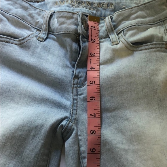 American Eagle light wash jegging size 0 - Picture 9 of 10